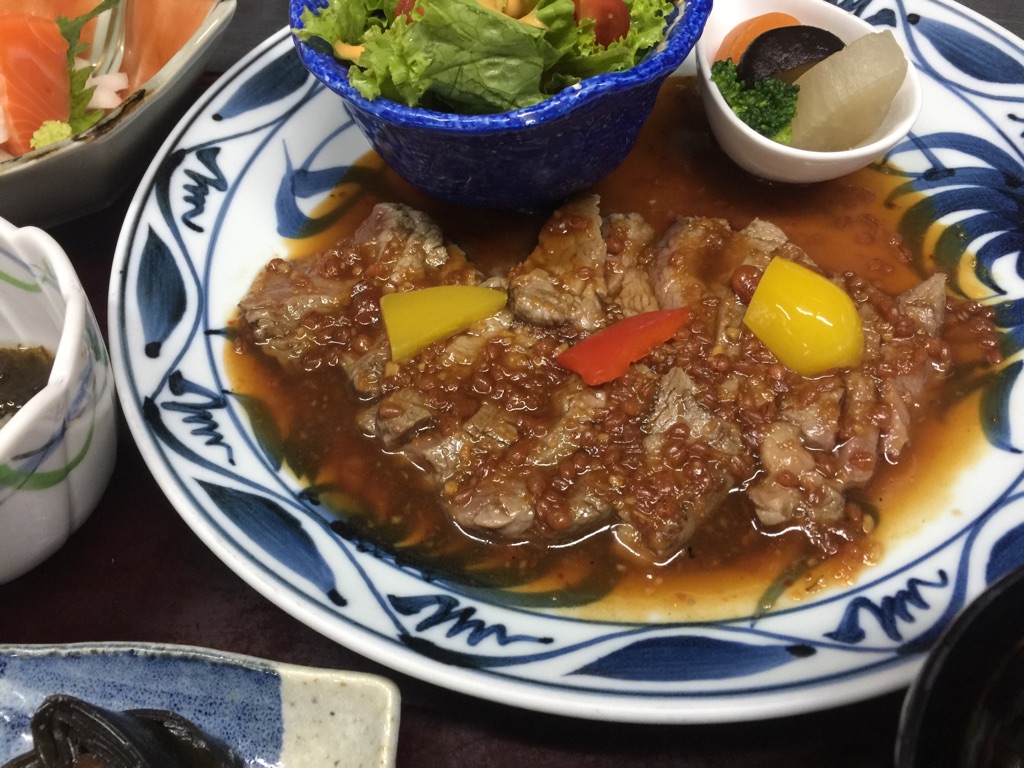 牛ヒレ肉のステーキ☆